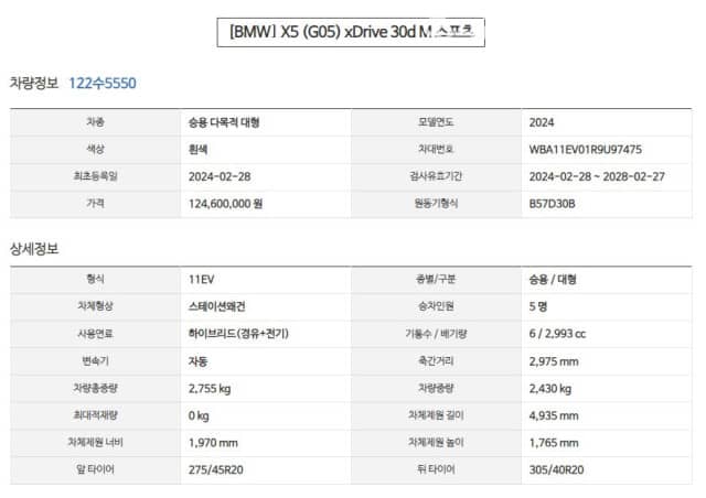 BMW X5 IV (G05/G18) Рестайлинг 30d 3.0d AT 4WD