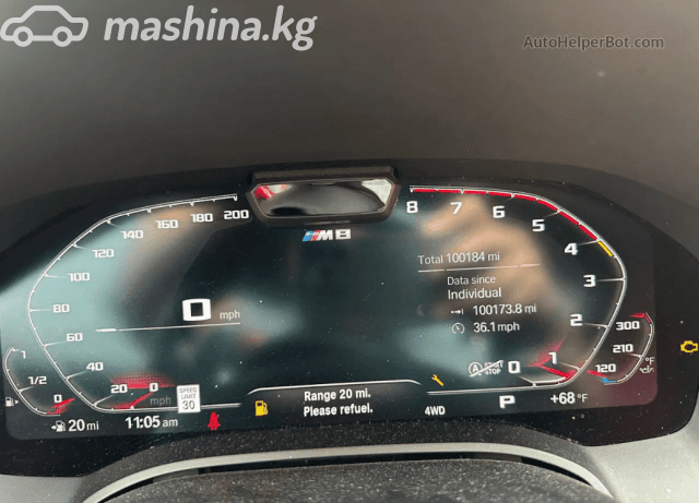 BMW M8 I (F91/F92/F93) Рестайлинг Competition 4.4 AT 4WD
